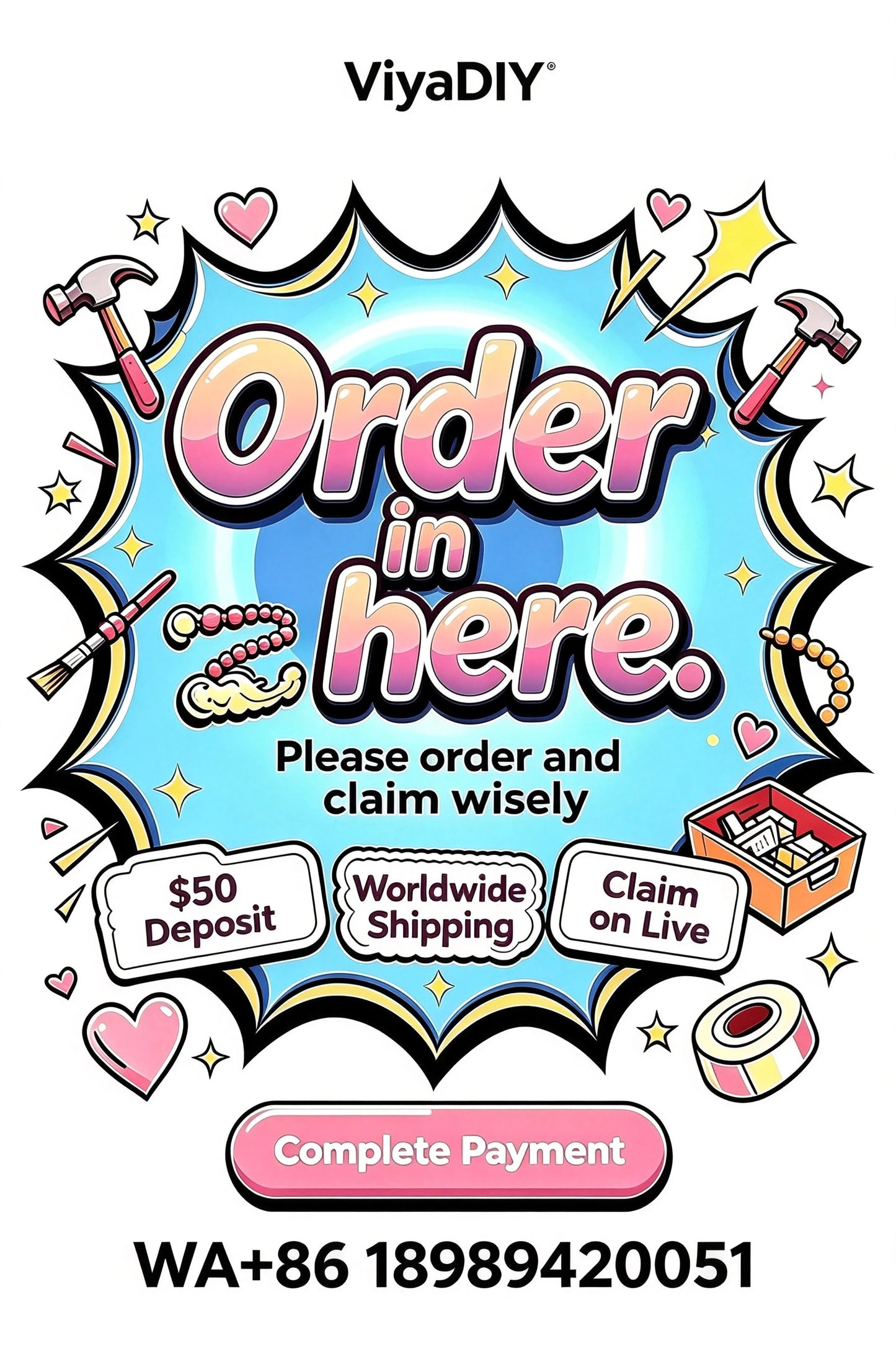 A《ViYaDIY》 --- Payment link / Open basket