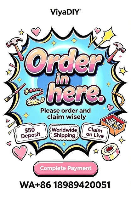 A《ViYaDIY》   --- Payment link / Open basket(Acrylic beads, Charms, pens, DIY accessories wholesale）
